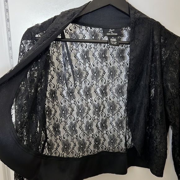 Nina Leonard Lace Cover Up - Picture 4 of 4